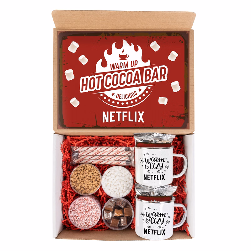 Hot Cocoa Bar Kit with 2 Mugs