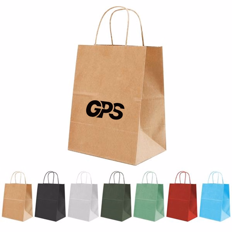 Natural Kraft Paper Shopper Tote Bag