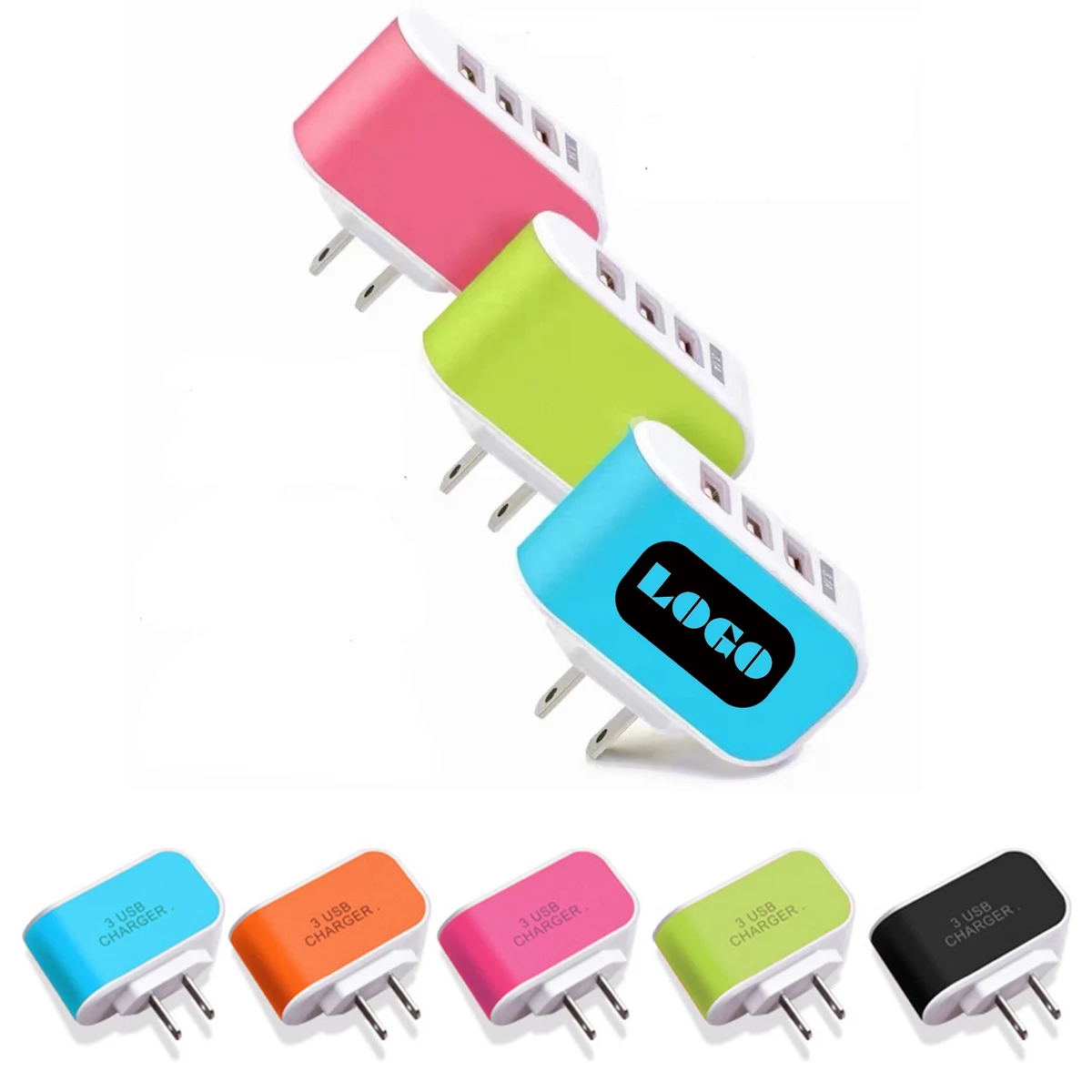 5V1A 3 Port USB Charger 1