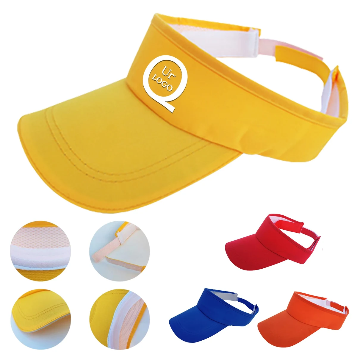 Polyester Visor Baseball Cap 1