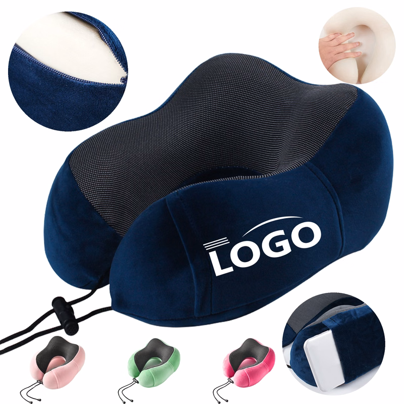 Ergonomic Memory Foam Travel Neck Pillow