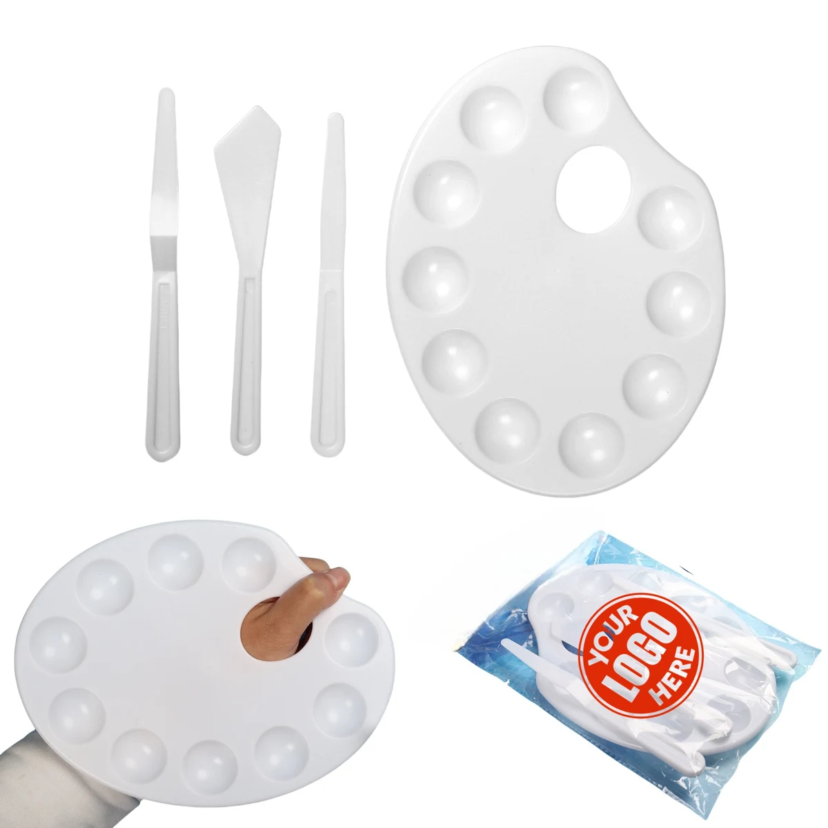 Plastic Palette Art Supplies Kit 1