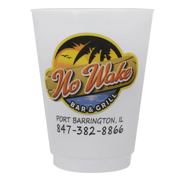 16 oz. Frost-Flex™ Plastic Stadium Cup with our RealColor360 Imprint 1