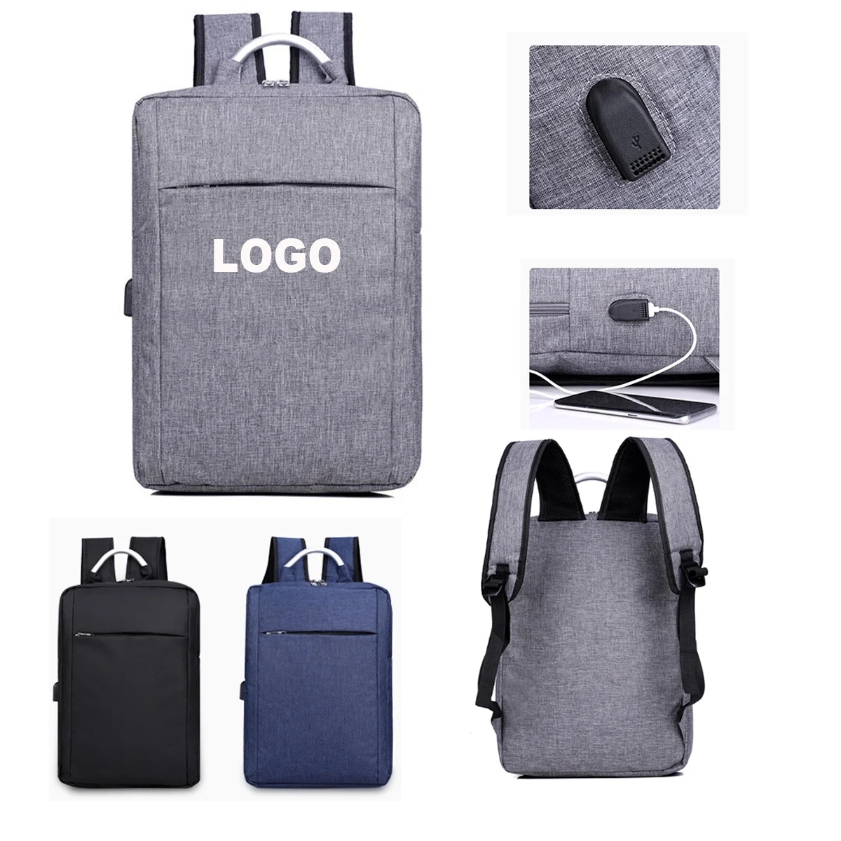 Backpack with USB Cable 1