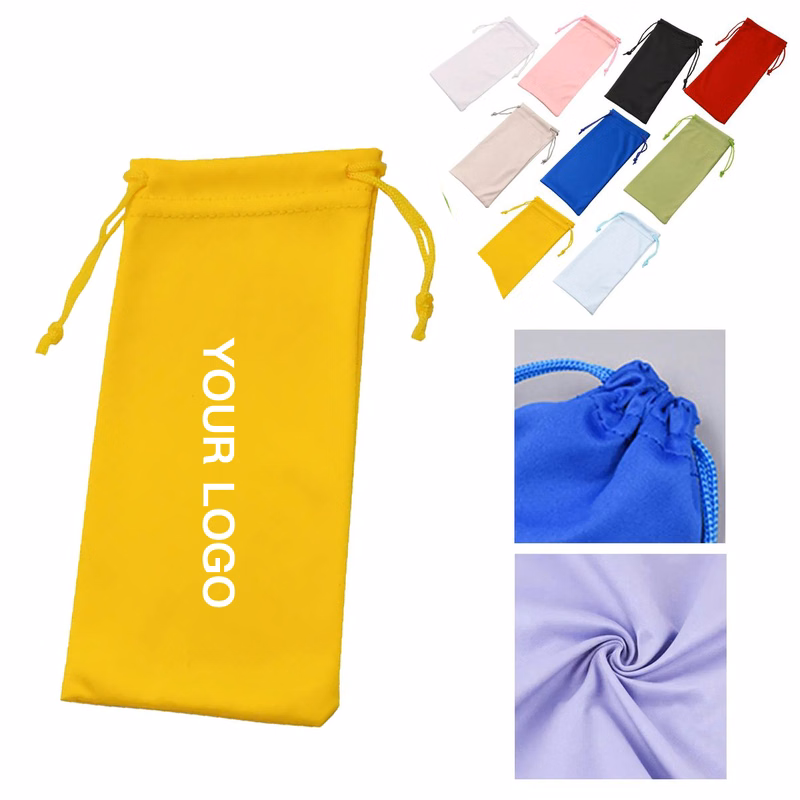 Microfiber Glasses Pouch For Scratch Free Storage