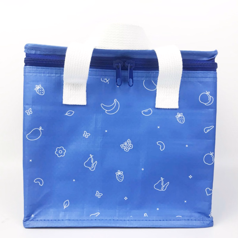 Custom Logo Fashion PP Woven Insulated Tote 12v Cooler Bag