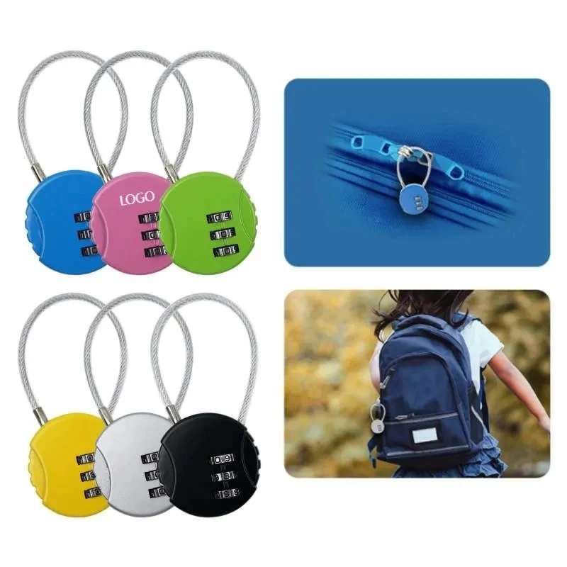 Portable Resettable Bag Luggage Gate Lock 1