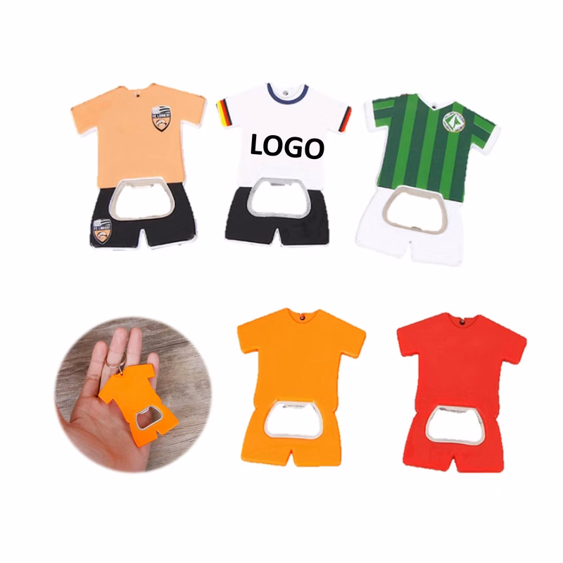 Soccer Jersey Shape Bottle Opener Key Chain