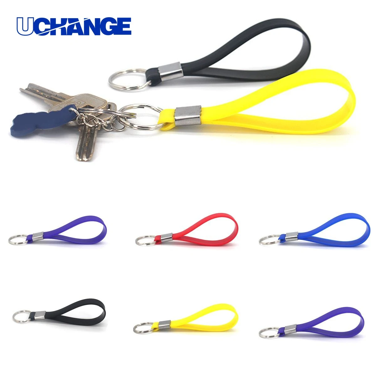 Silicone Keychain Ring 1