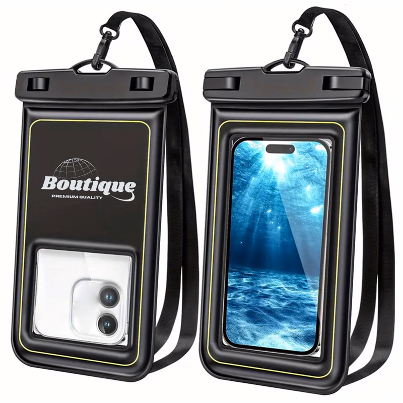 Waterproof Phone Pouch with Touchscreen Lanyard