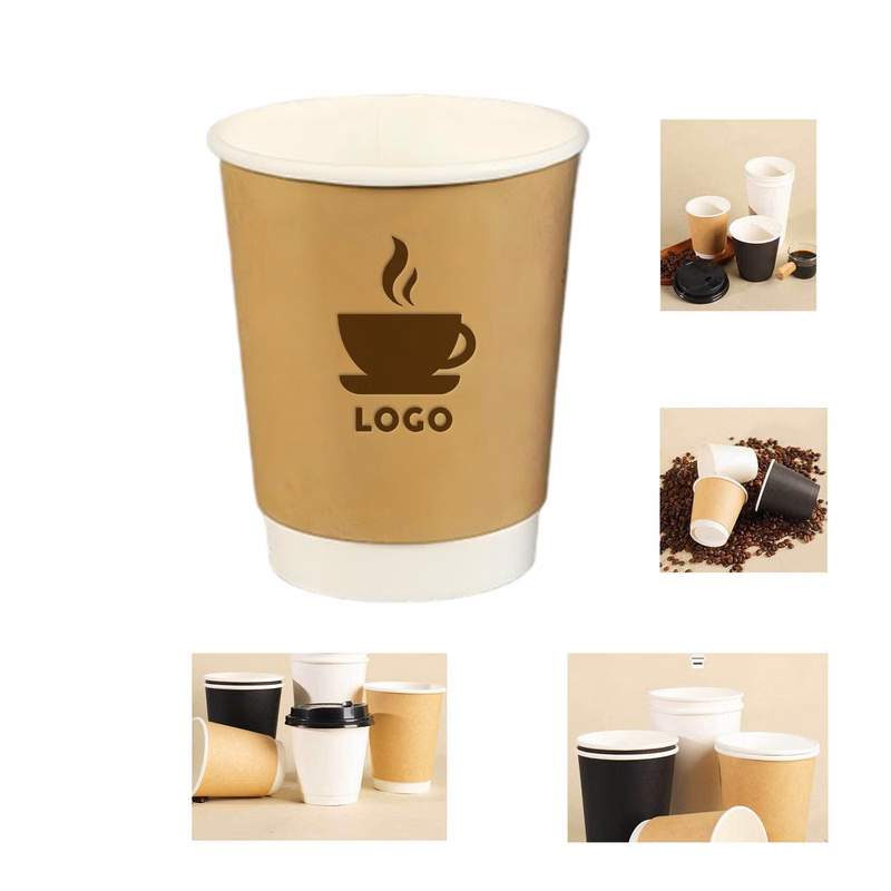 8oz Double Layer Utetheisa Kong Paper Cup