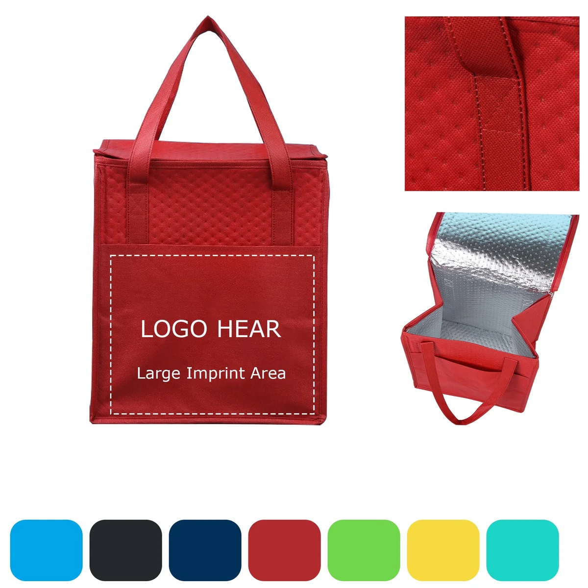 Insulated Tote Non-Woven Grocery Bag 1