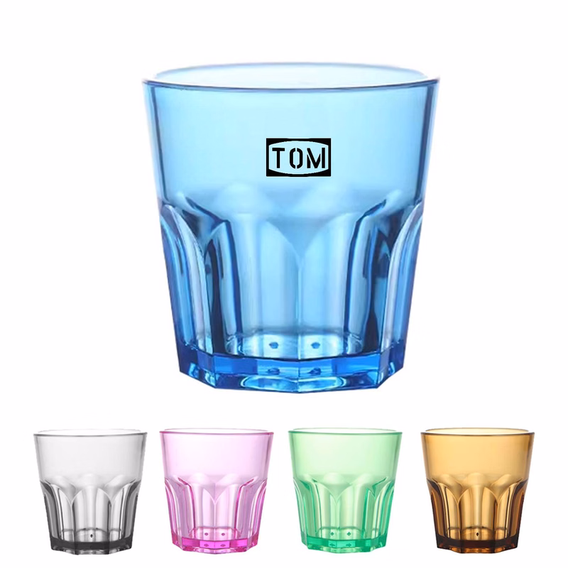 13.5oz Bar KTV Restaurant Plastic Acrylic Octagonal Cup