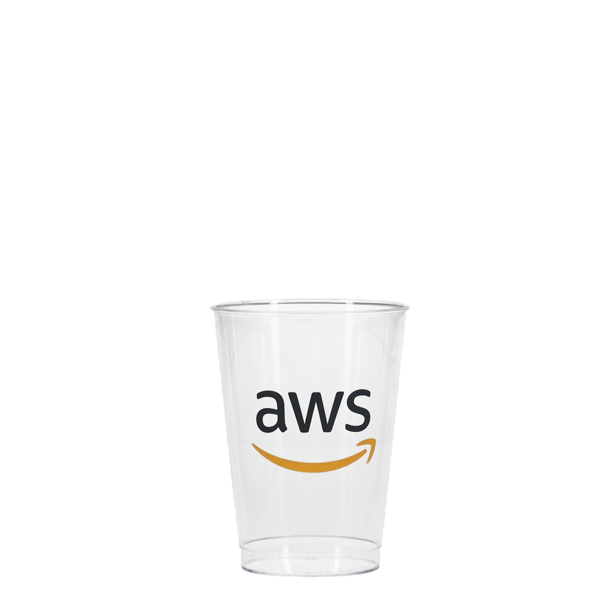 7 oz Hard Plastic Smooth Cup Clear Tradition Print 1