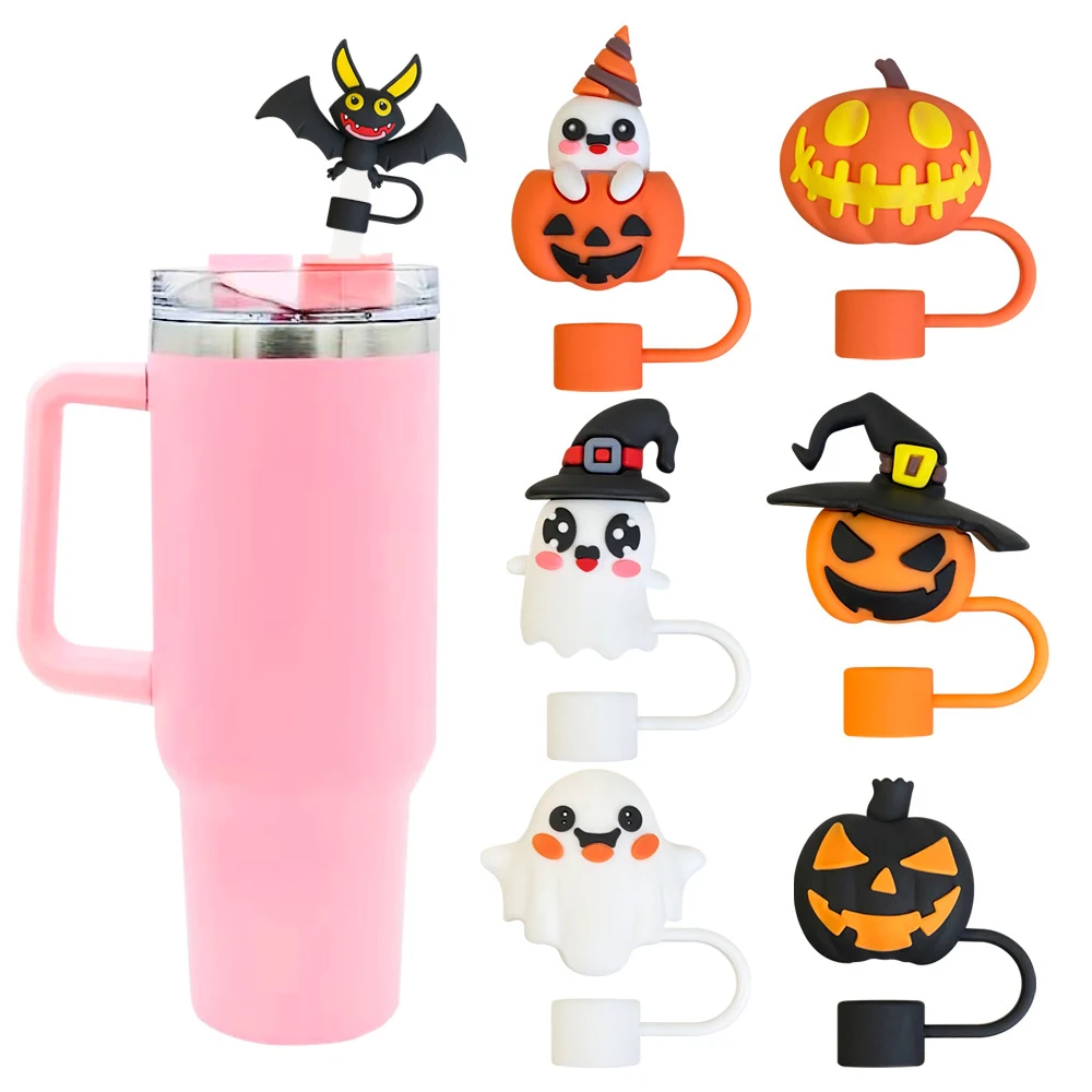 Custom 3D PVC Straw Toppers 1