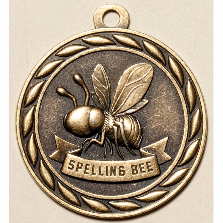 Spelling Bee Medal, 2"