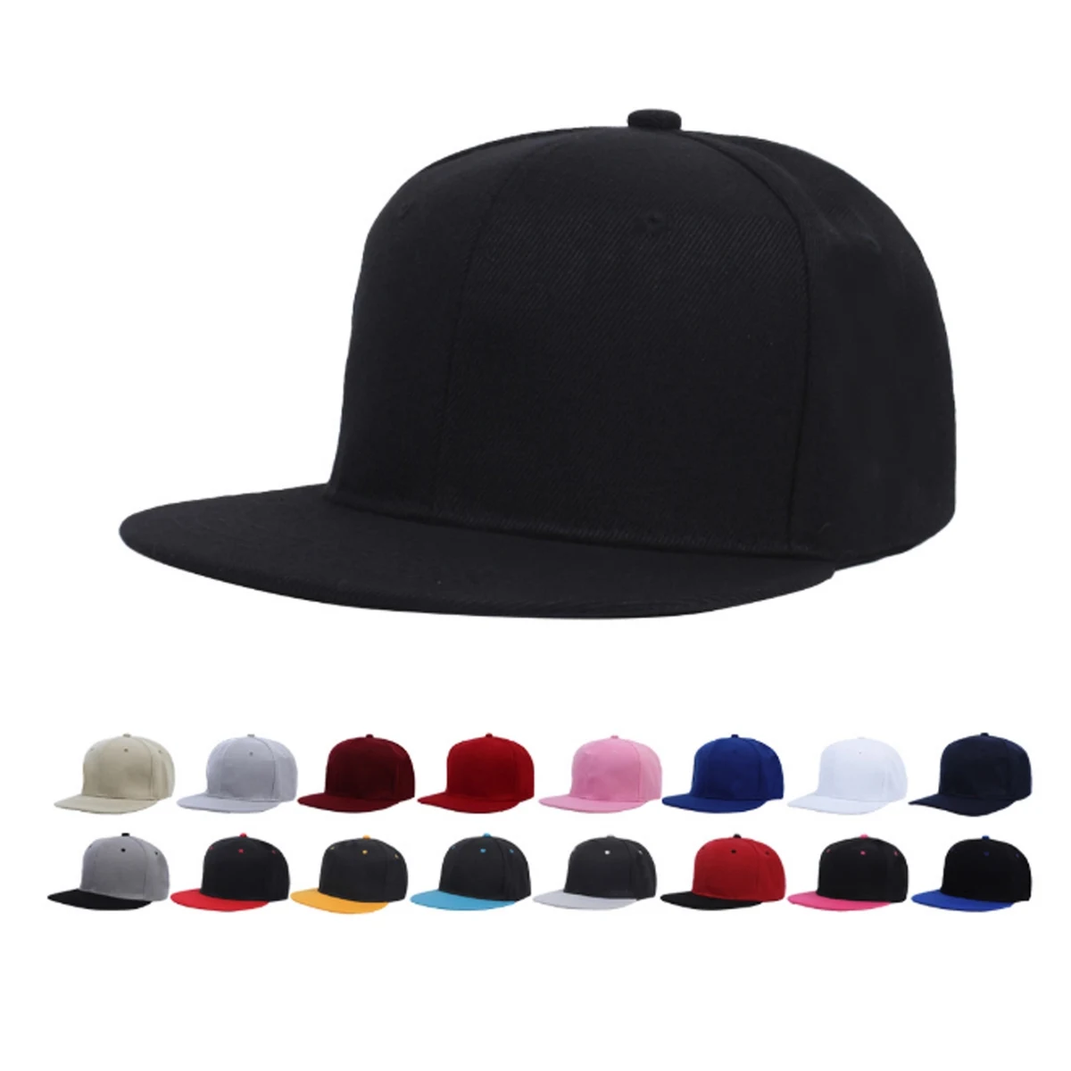 Breathable Flat Bill Snapback Visor 1