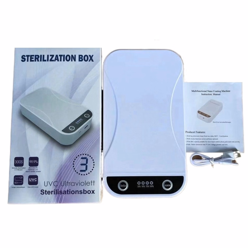 Portable UV light Cell Phone Sanitizer Box