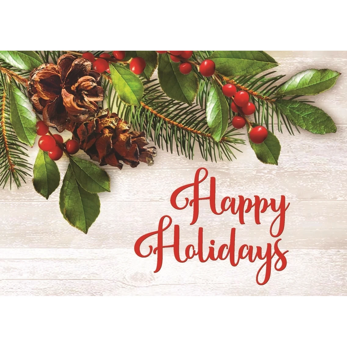 Woodland Sprig Holiday Greeting Cards 1