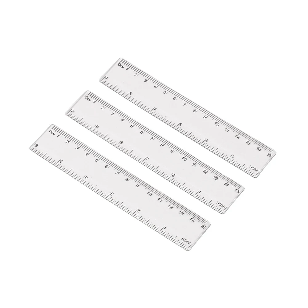 Plastic materical6" Plastic Ruler 1