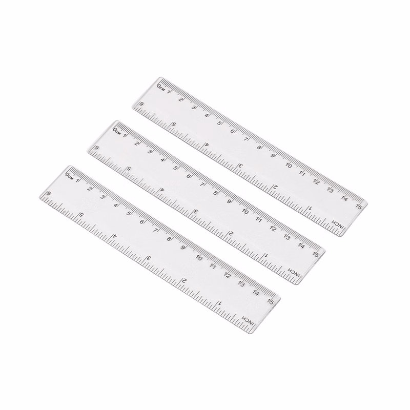 Plastic materical6" Plastic Ruler