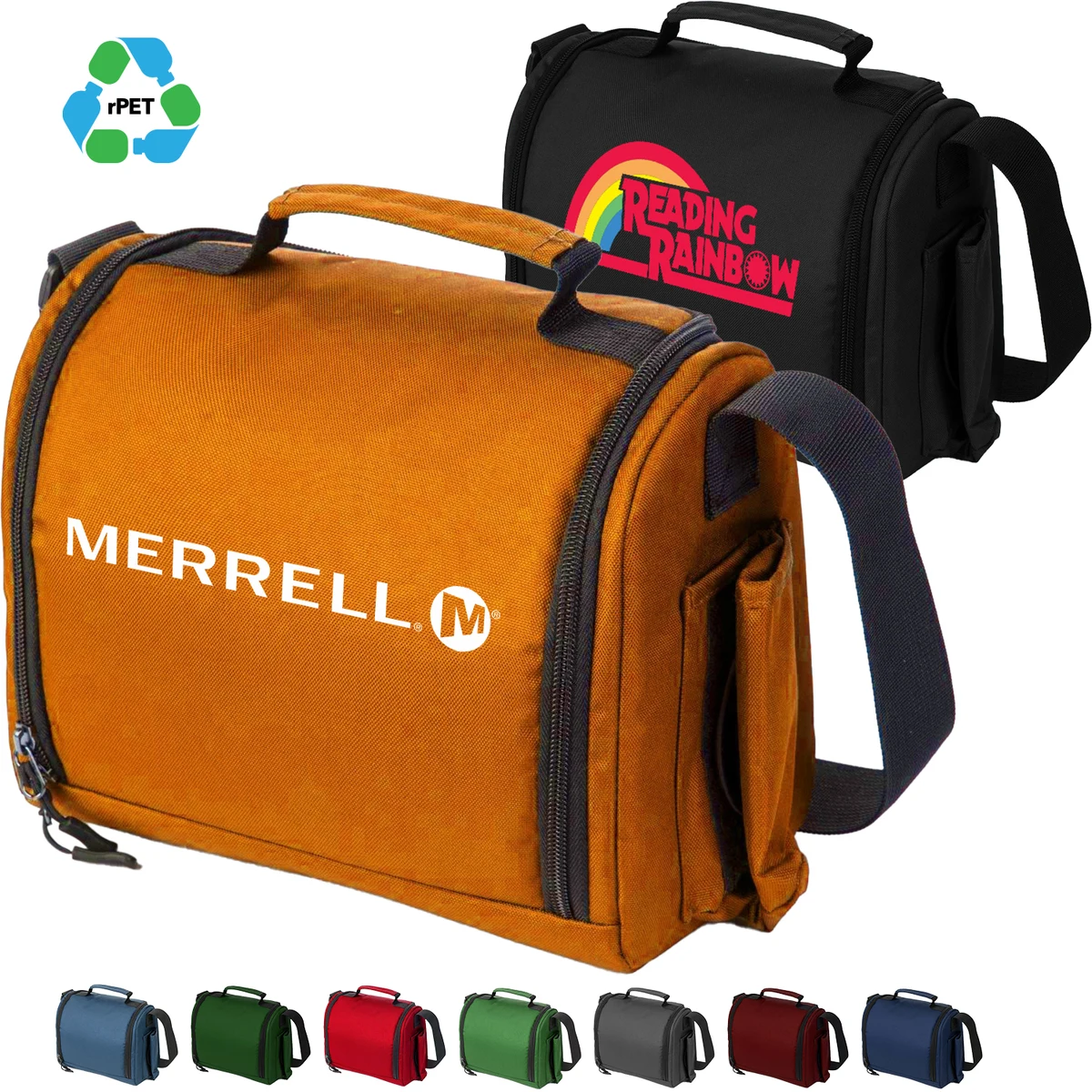 6-Can rPET Recycled 600D Polyester Insulated Cooler Bag 1