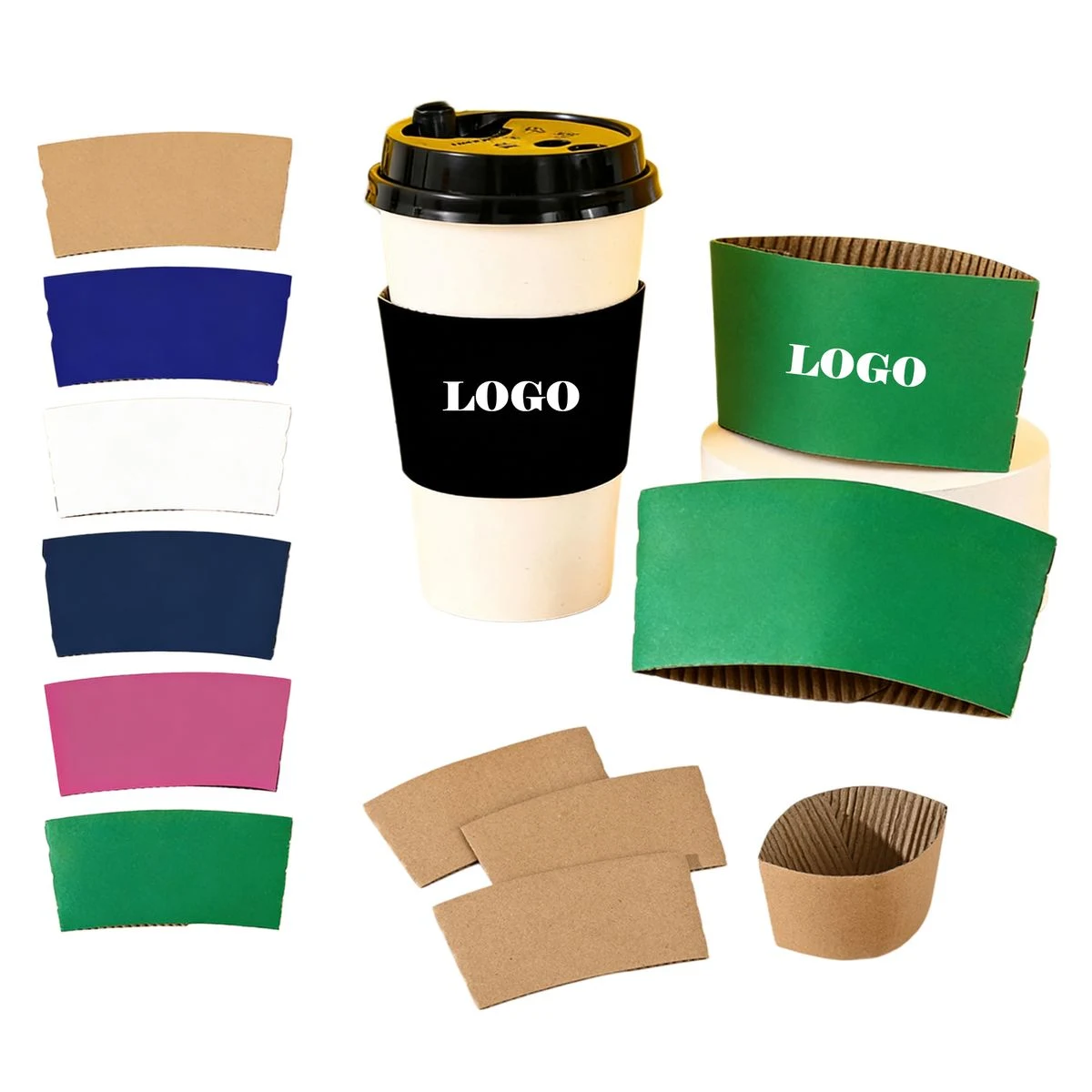 Non Slip 12 to 16oz Coffee Cup Sleeve 1