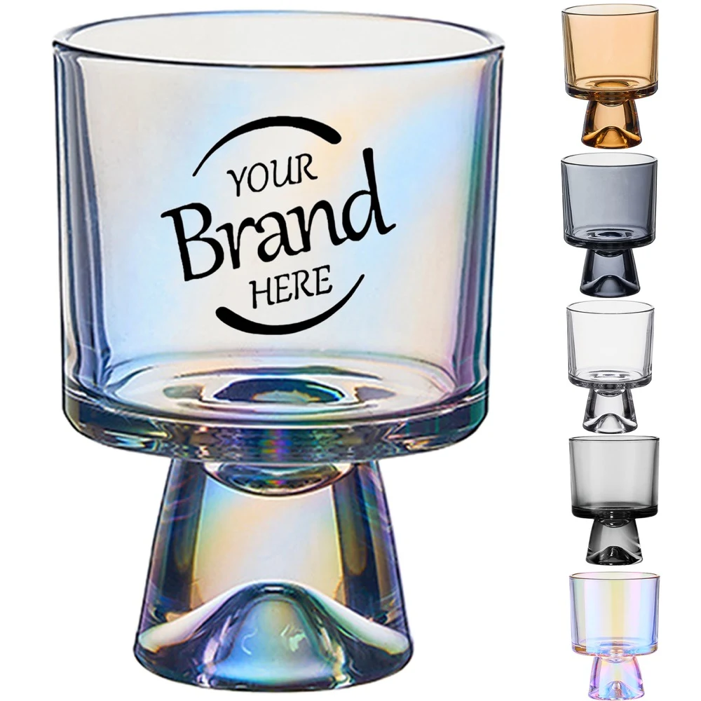 8Oz. Snow Mountain Bottom Stemless Glasses 1