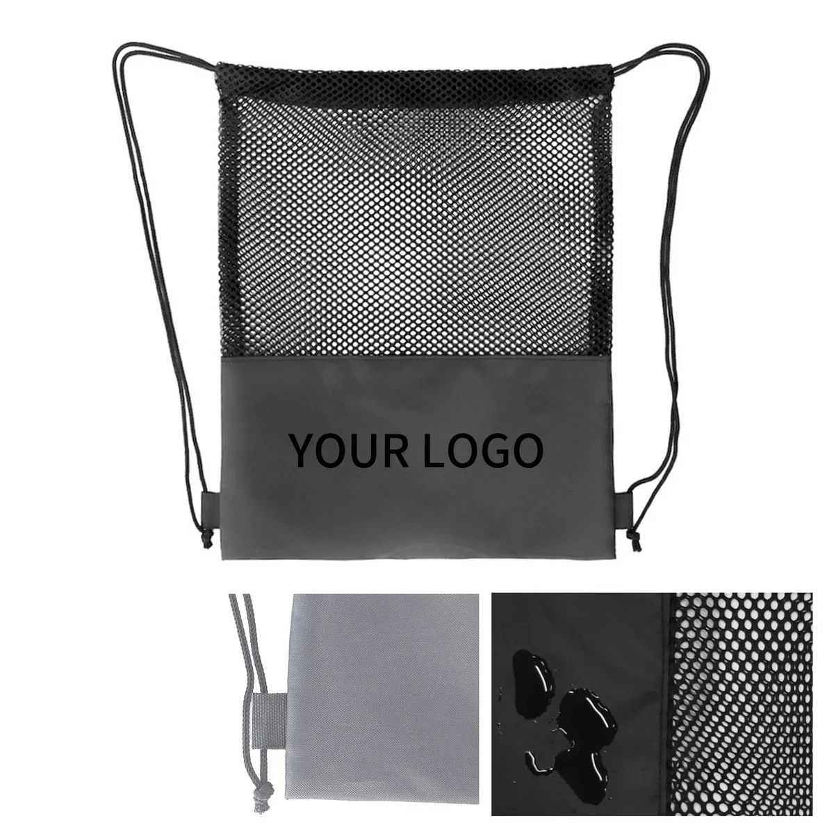 Polyester Mesh Ventilated Gym Bag 1