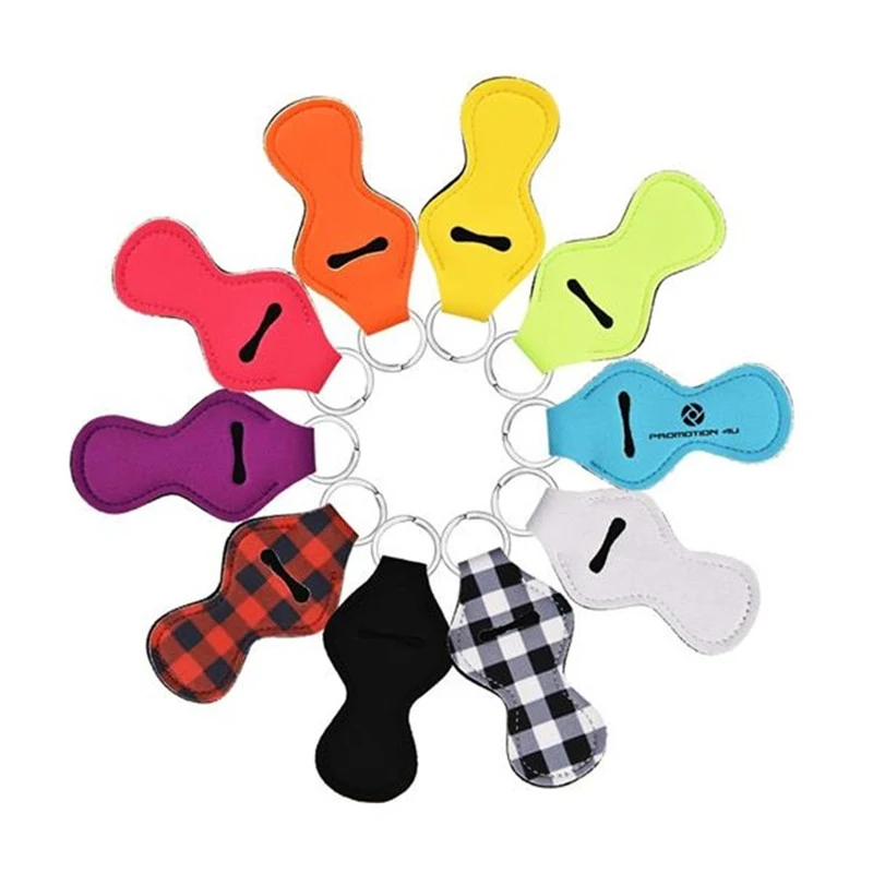 Key Holder Thick neoprene material Blank Chapstick Sleeve 1