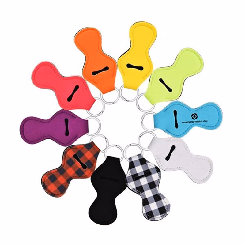 Key Holder Thick neoprene material Blank Chapstick Sleeve