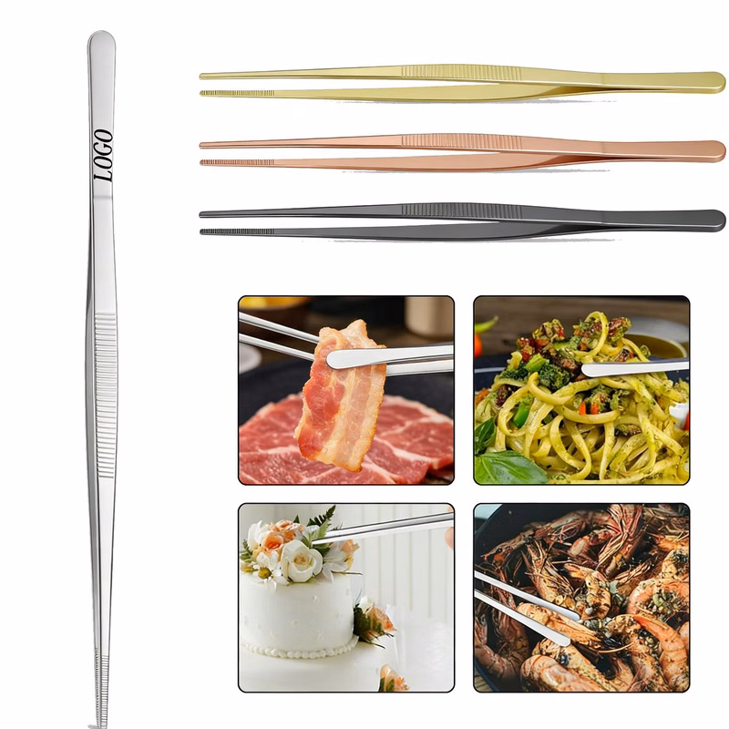 Stainless Steel Kitchen Tweezers and Tongs