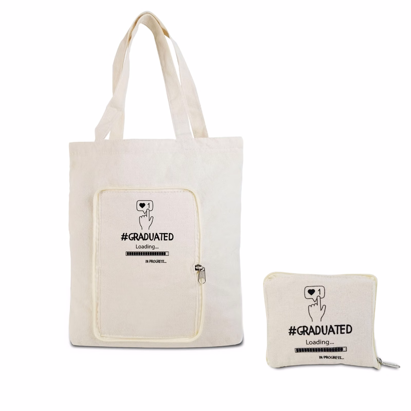 Foldable Cotton Canvas Tote Bag
