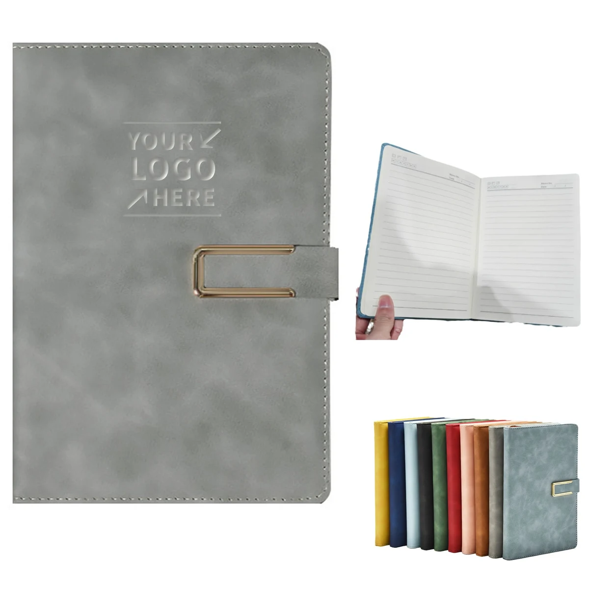 A5 Leather Lined Journal Notebook 1