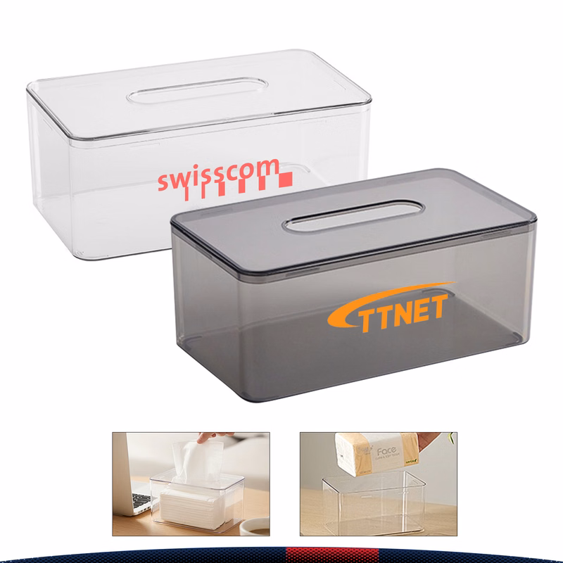 PET Transparent Tissue Box