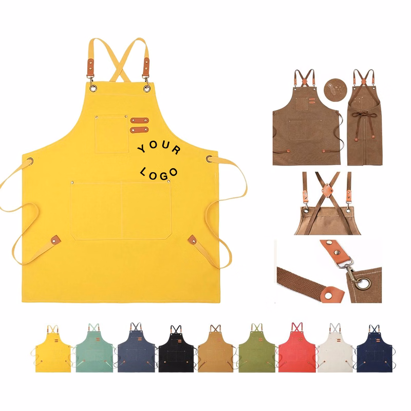 Cotton Canvas Apron for Kitchen or Garden