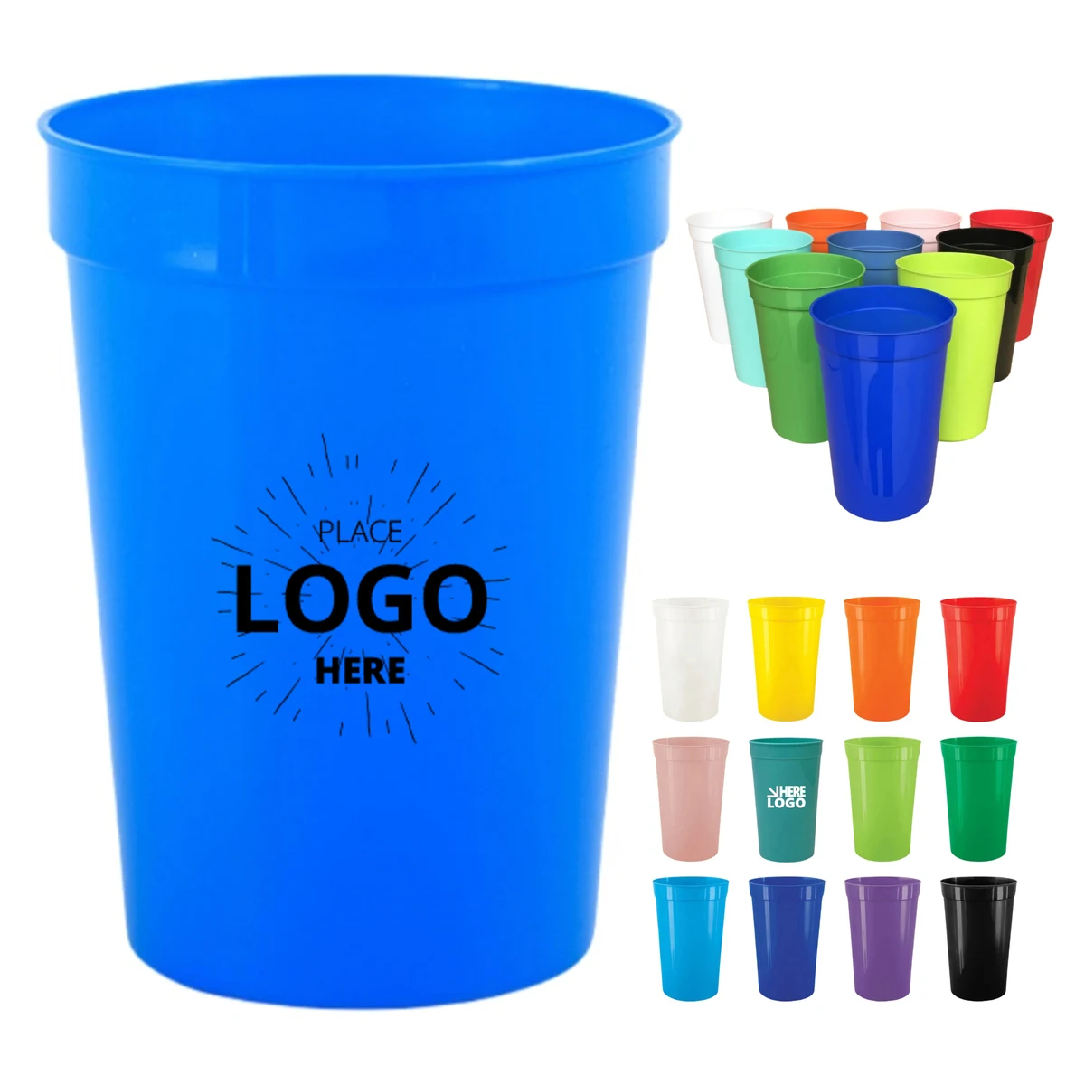 Smooth Colored Stadium Cup 1