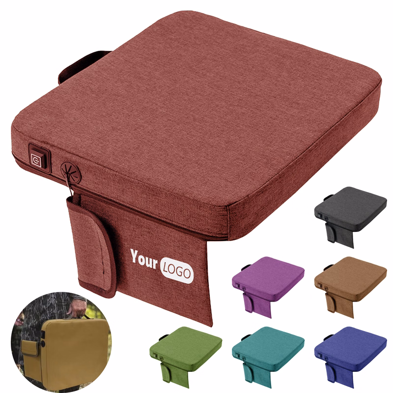 Nylon Portable Heated Stadium Cushion