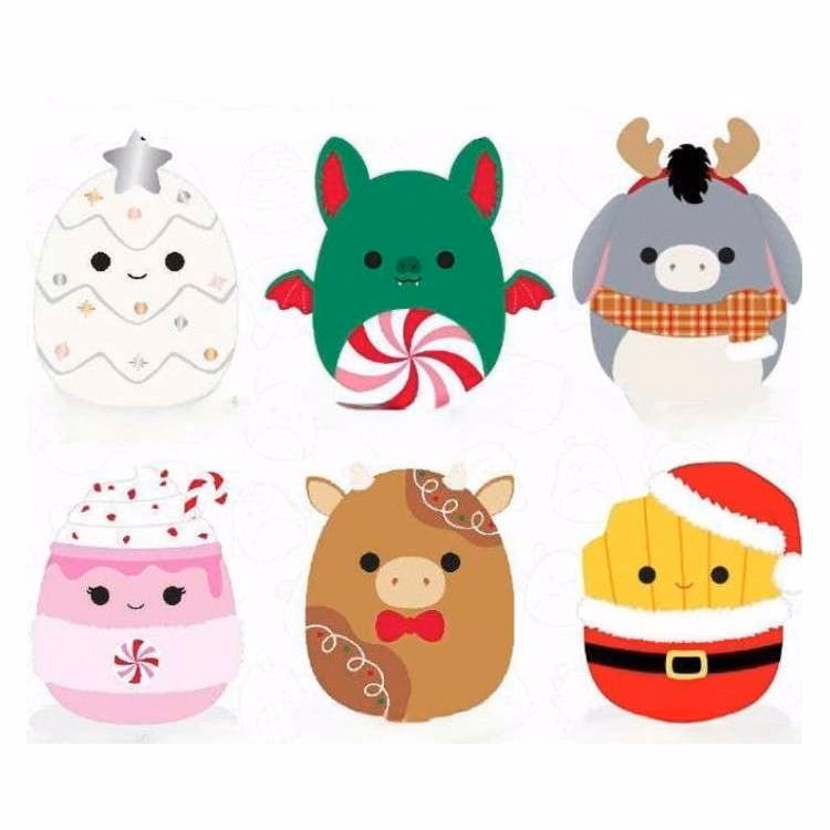 Squishmallows Holiday Mystery Squad Plush 4"