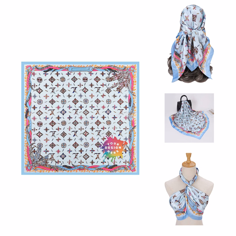 Imitation Silk Printed Scarf
