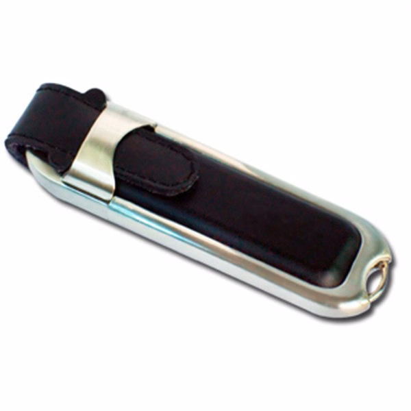 Rectangular Leather USB Flash Drive
