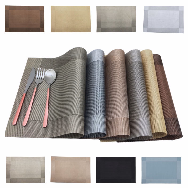 Custom Straw Placemats ?C Heat-Resistant, Roll-Up Design