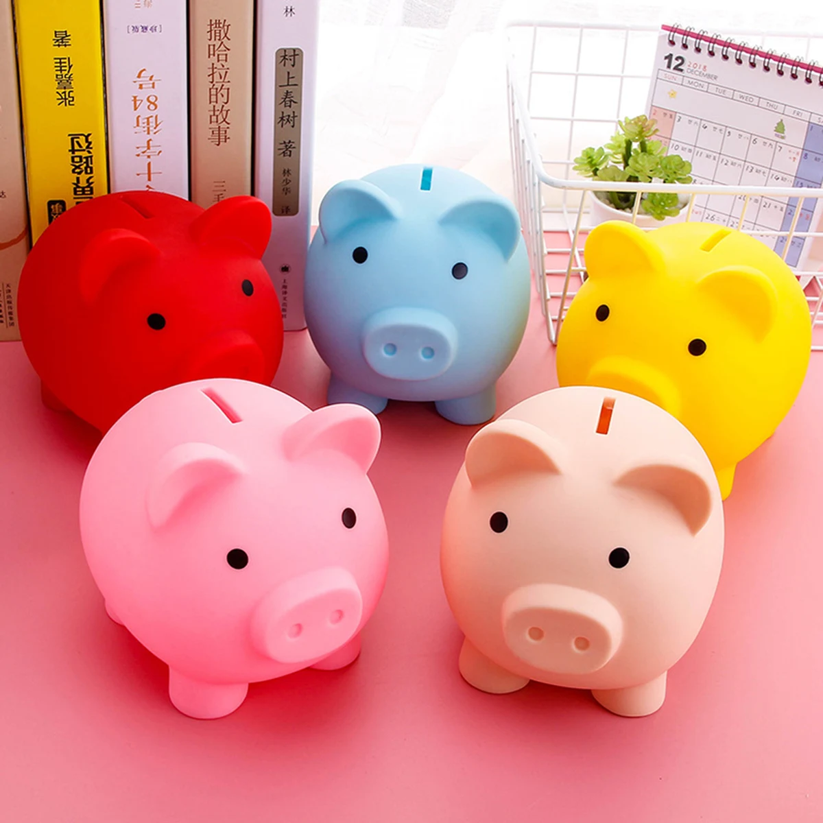 Cut Piggy Shape Money Bank 1