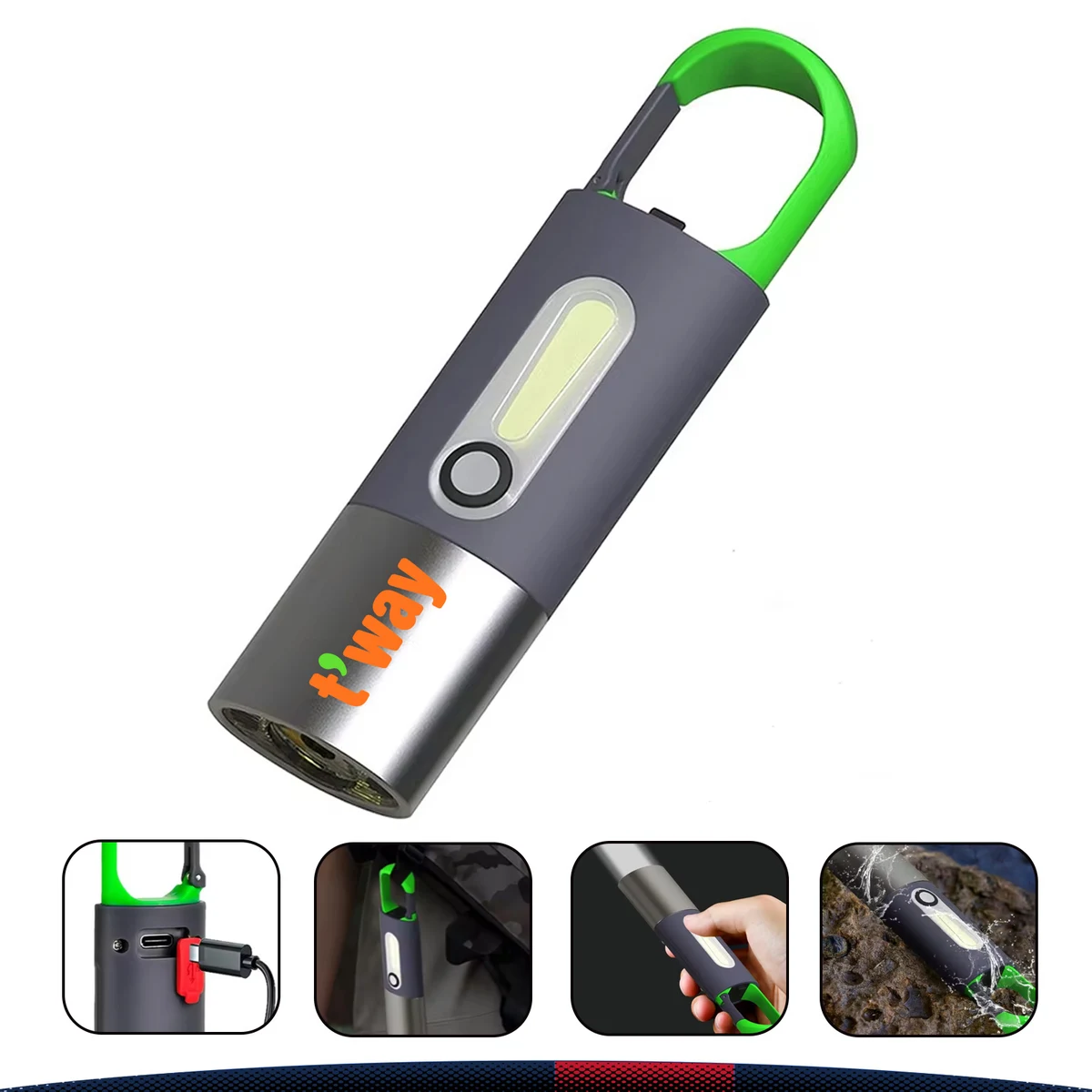 Ceyro Mini Keychain Flashlight 1