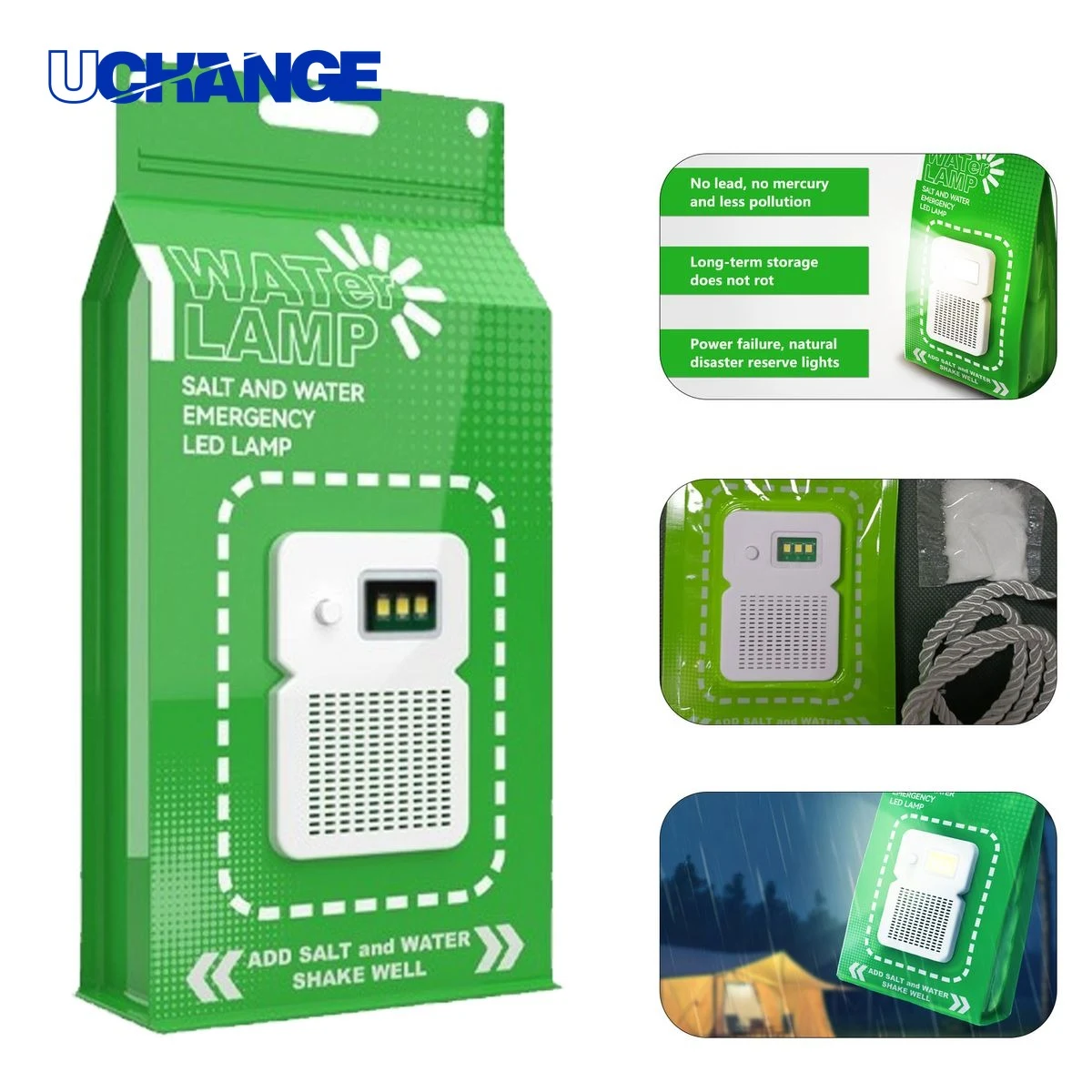 Saltwater Battery Free Emergency LED Light 1