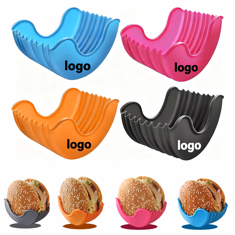 Colorful Silicone Hamburger Box