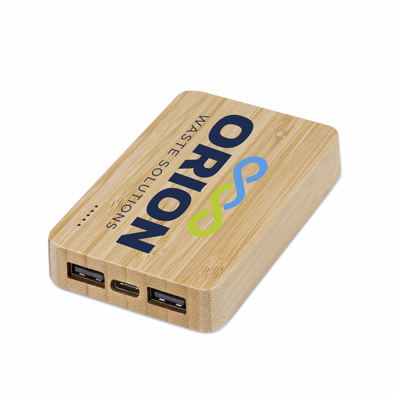 Edie Green Bamboo Wireless 5000 mAh Power Bank