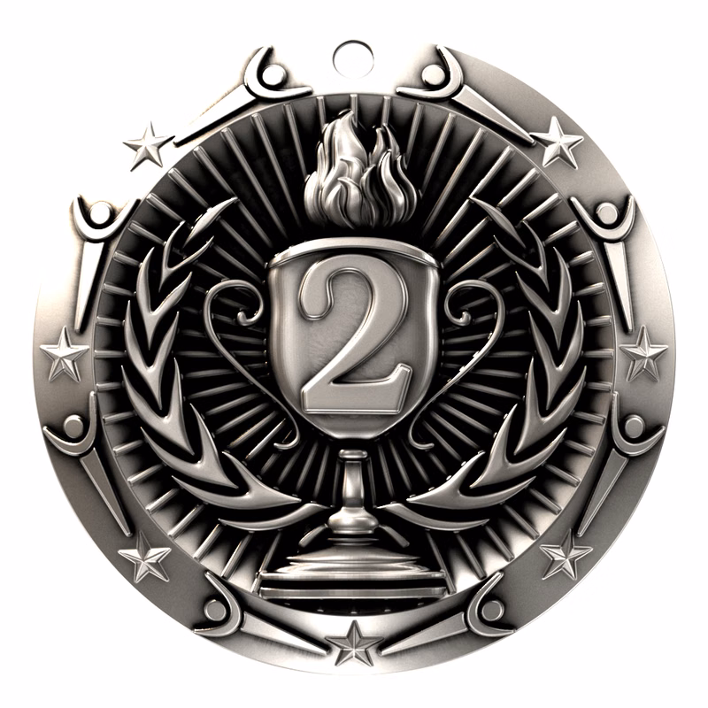 2nd Place World Class Medallion (3")