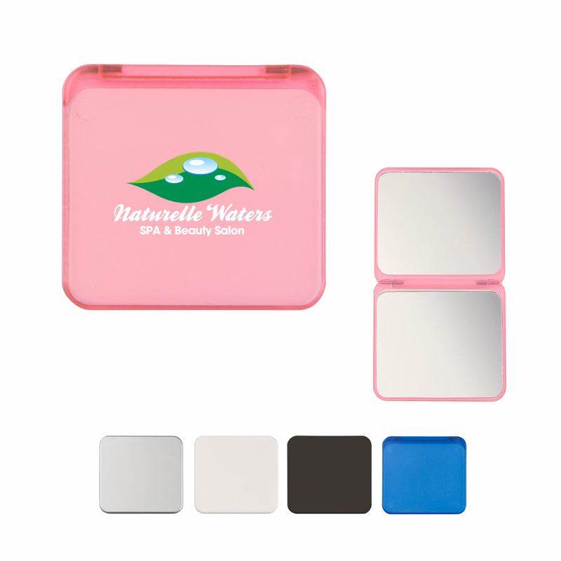 Compact Mirror With Dual Magnification