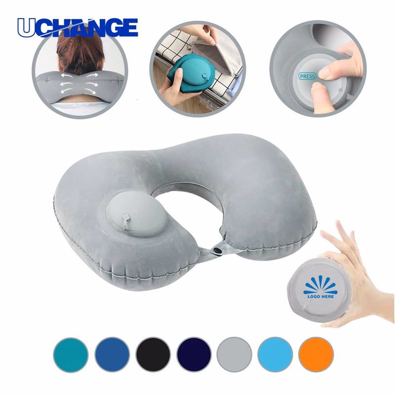 Foldable U-Shaped Pillow for Travel Comfort